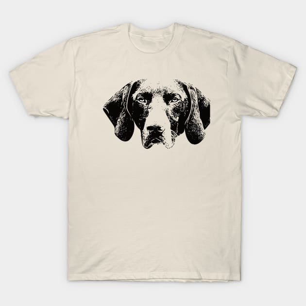 German Shorthaired Pointer GSP T-Shirt by DoggyStyles